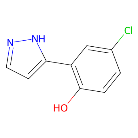 4-氯-2-(1H-吡唑-3-基)苯酚,4-Chloro-2-(1H-pyrazol-3-yl)phenol