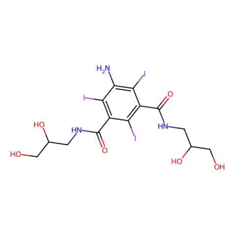 5-氨基-2,4,6-三碘-N,N'-双(2,3-二羟基丙基)-1,3-苯二甲酰胺,5-Amino-N,N’-bis(2,3-dihydroxypropyl)-2,4,6-triiodo-1,3-benzenedicarboxamide