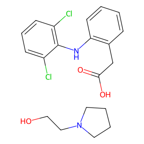 双氯芬酸吡咯烷乙醇盐,Diclofenac Epolamine
