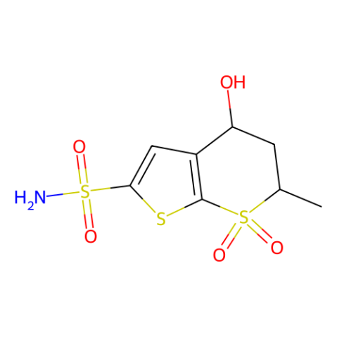 5,6-二氢-4-羟基-6-甲基-4H-噻吩并[2,3-b]噻喃-2-磺酰胺 7,7-二氧化物,5,6-Dihydro-4-hydroxy-6-methyl-4H-thieno[2,3-b]thiopyran-2-sulfonamide 7,7-Dioxide