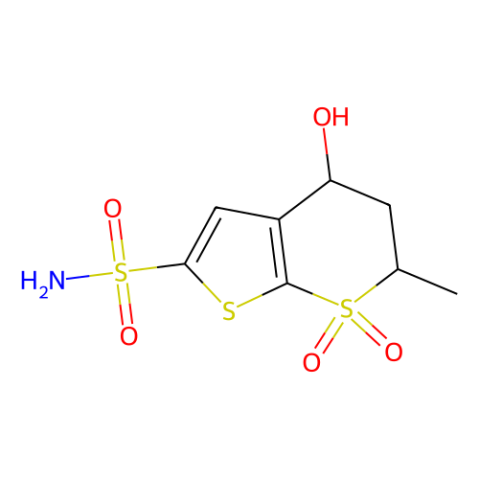 5,6-二氫-4-羥基-6-甲基-4H-噻吩并[2,3-b]噻喃-2-磺酰胺 7,7-二氧化物,5,6-Dihydro-4-hydroxy-6-methyl-4H-thieno[2,3-b]thiopyran-2-sulfonamide 7,7-Dioxide