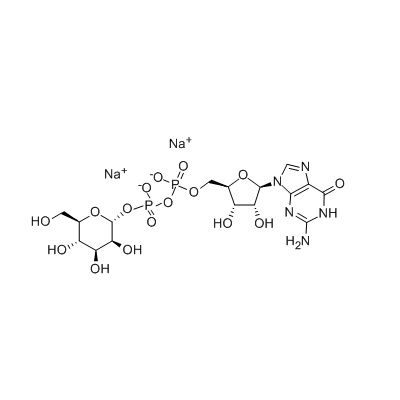 鸟苷5'-（二磷酸三氢）P'-D-吡喃甘露糖酯二钠盐,Guanosine 5'-(trihydrogen diphosphate) P'-D-mannopyranosyl ester disodium salt