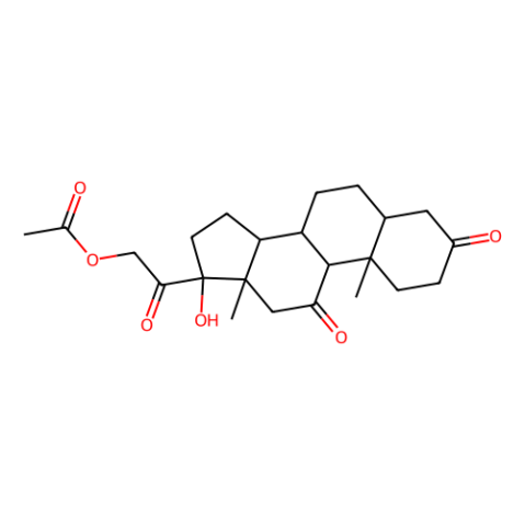 17-alpha,21-二羟基-5-beta-孕甾烷-3,11,20-三酮 21-乙酸酯,5β-Dihydrocortisone acetate 21-acetate