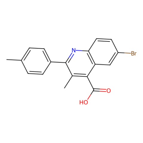 6-溴-3-甲基-2-对甲苯基喹啉-4-羧酸,6-Bromo-3-methyl-2-p-tolyl-quinoline-4-carboxylic acid