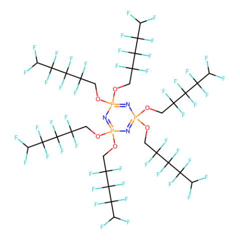 六（1H，1H，5H-全氟萘氧基）磷腈,Hexakis(1H,1H,5H-perfluoropentoxy)phosphazene