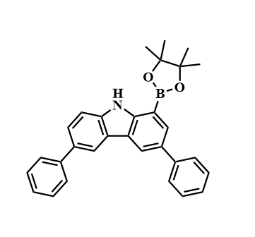 1-硼酸频那醇酯-3,6-二苯基咔唑,3,6-Diphenyl-1-(4,4,5,5-tetramethyl-1,3,2-dioxaborolan-2-yl)-9H-carbazole,