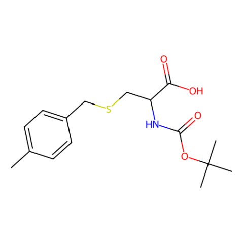 N-叔丁氧羰基-S-(4-甲基苄基)-L-半胱氨酸,Boc-Cys(4-MeBzl)-OH