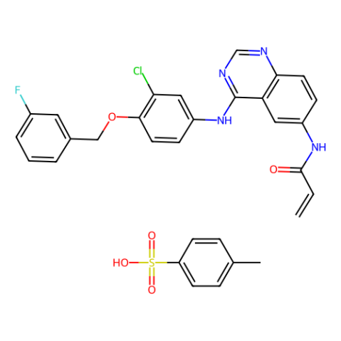 N-[4-[[3-氯-4-[(3-氟苯基)甲氧基]苯基]氨基]-6-喹唑啉基]-2-丙烯酰胺对甲苯磺酸盐,AST-1306 TsOH
