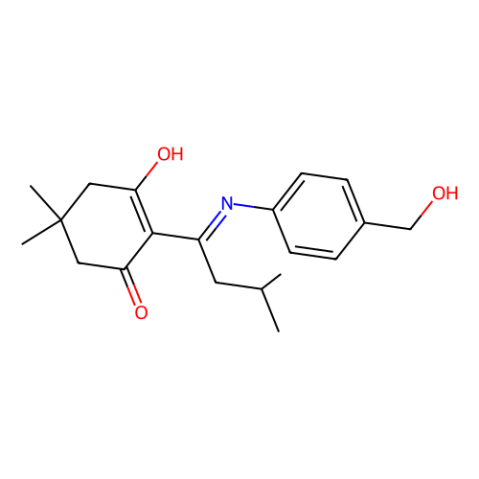 2-(1-{[4-(羟基甲基)苯基]氨基}-3-甲基丁亚基)-5,5-二甲基-1,3-环己烷二酮,Dmab-OH