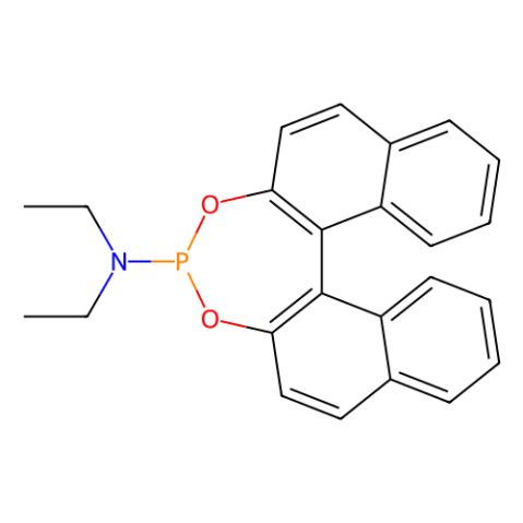 (S)-(+)-(3,5-二氧杂-4-磷杂环庚二烯并[2,1-a:3,4-a']二萘-4-基)二乙胺,(S)-(+)-(3,5-Dioxa-4-phospha-cyclohepta[2,1-a;3,4-a'']dinaphthalen-4-yl)diethylamine