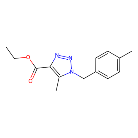 5-甲基-1-（4-甲基苄基）-1H-1,2,3-三唑-4-羧酸乙酯,Ethyl 5-methyl-1-(4-methylbenzyl)-1H-1,2,3-triazole-4-carboxylate