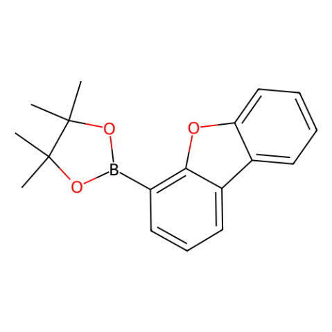 4-(4,4,5,5-四甲基-1,3,2-二氧杂环戊硼烷-2-基)二苯并呋喃,4-(4,4,5,5-Tetramethyl-1,3,2-dioxaborolan-2-yl)dibenzofuran