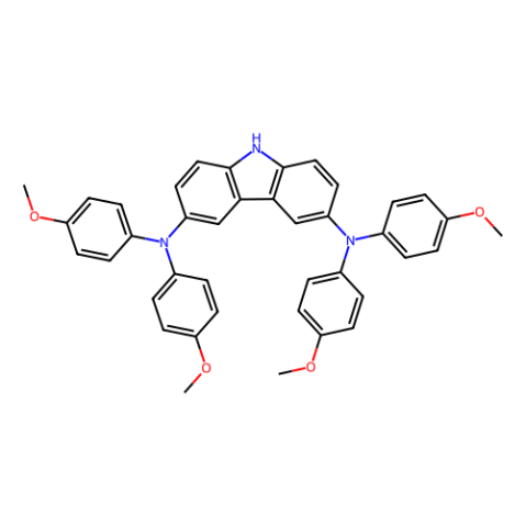 N,N,N',N'-四(4-甲氧基苯基)-9H-咔唑-3,6-二胺,N,N,N',N'-Tetrakis(4-methoxyphenyl)-9H-carbazole-3,6-diamine