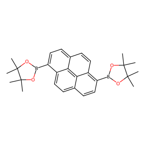 1,6-双(4,4,5,5-四甲基-1,3,2-二氧杂环戊硼烷-2-基)芘,1,6-Bis(4,4,5,5-tetramethyl-1,3,2-dioxaborolan-2-yl)pyrene