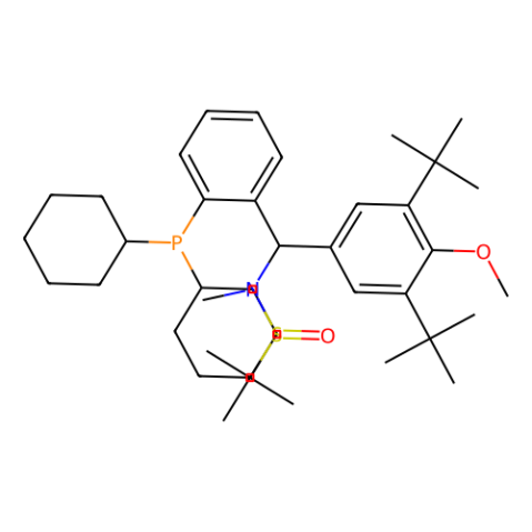 [S（R）]-N-[（S）-[3,5-双（1,1-二甲基乙基）-4-甲氧基苯基] [2-（二环己基膦基）苯基]甲基]-N，2-二甲基-2-丙烷亚磺酰胺,[S(R)]-N-[(S)-[3,5-Bis(1,1-dimethylethyl)-4-methoxyphenyl][2-(dicyclohexylphosphino)phenyl]methyl]-N,2-dimethyl-2-propanesulfinamide