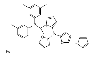 (S)-1-{(RP)-2-[二(2-呋喃基)膦基]二茂鐵基}乙基二(3,5-二甲苯基)膦,(S)-(+)-1-[(R)-2-(Di-2-furylphosphino)ferrocenyl]ethyldi-3,5-xylylphosphine