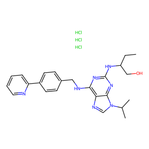 (R)-CR8 三盐酸盐，CDK抑制剂,(R)-CR8 trihydrochloride