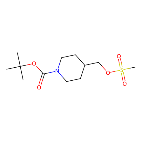 1-Boc-4-甲磺酰基氧甲基哌啶,tert-Butyl 4-([(methylsulfonyl)oxy]methyl)tetrahydro-1(2h)-pyridinecarboxylate