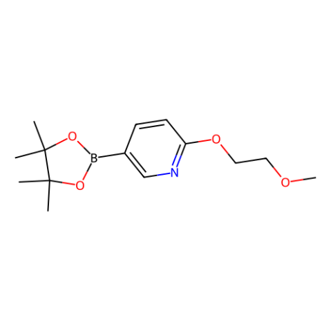 2-(2-甲氧基乙氧基)-5-(4,4,5,5-四甲基-1,3,2-二氧硼杂环戊烷-2-基)吡啶,2-(2-Methoxyethoxy)-5-(4,4,5,5-tetramethyl-1,3,2-dioxaborolan-2-yl)pyridine