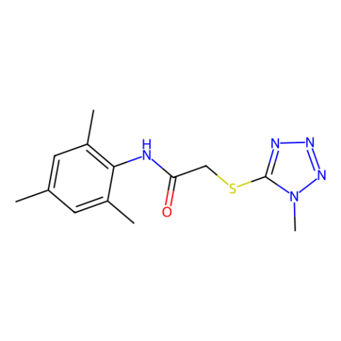 WAY-389228,2-(1-methyltetrazol-5-yl)sulfanyl-N-(2,4,6-trimethylphenyl)acetamide