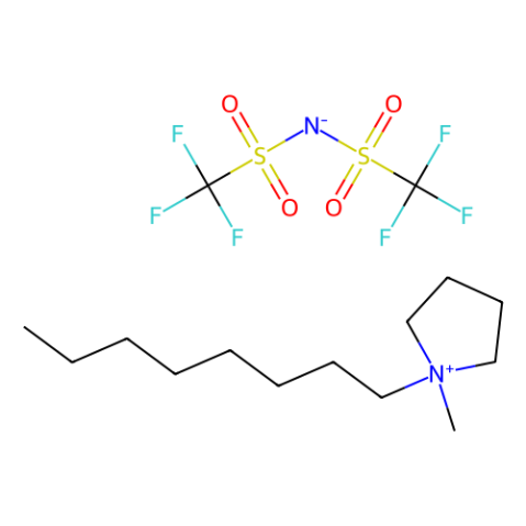 1-甲基-1-n-辛基吡咯烷鎓双(三氟甲磺酰基)亚胺,1-Methyl-1-n-octylpyrrolidinium Bis(trifluoromethanesulfonyl)imide