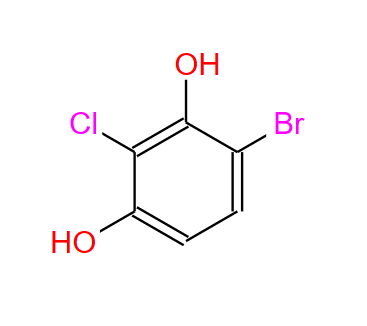 4-溴-2-氯-1,3-苯二醇,1,3-Benzenediol, 4-bromo-2-chloro-