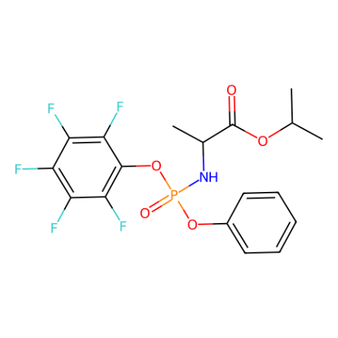N-[(S)-(2,3,4,5,6-五氟苯氧基)苯氧基磷酰基]-L-丙氨酸异丙酯,propan-2-yl (2S)-2-{[(S)-pentafluorophenoxy(phenoxy)phosphoryl]amino}propanoate