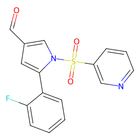 5-(2-氟苯基)-1-[(吡啶-3-基)磺酰基]-1H-吡咯-3-甲醛,5-(2-Fluorophenyl)-1-(pyridin-3-ylsulfonyl)-1H-pyrrole-3-carbaldehyde
