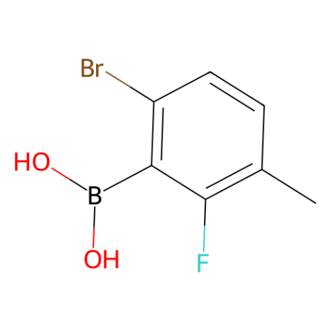 6-溴-2-氟-3-甲基苯基硼酸（含有數(shù)量不等的酸酐）,6-Bromo-2-fluoro-3-methylphenylboronic acid(contains varying amounts of Anhydride)