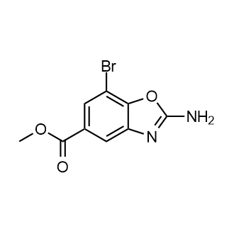 2-氨基-7-溴苯并[d]噁唑-5-羧酸甲酯,Methyl 2-amino-7-bromobenzo[d]oxazole-5-carboxylate