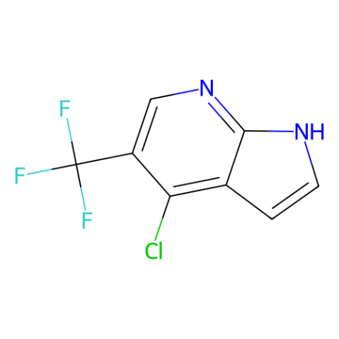 4-氯-5-(三氟甲基)-1H-吡咯并[2,3-B]吡啶,4-Chloro-5-(trifluoromethyl)-1H-pyrrolo[2,3-b]pyridine