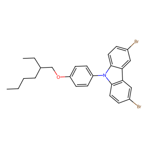 3,6-二溴-9-[4-(2-乙基己氧基)苯基]-9H-咔唑,3,6-Dibromo-9-[4-(2-ethylhexyloxy)phenyl]-9H-carbazole