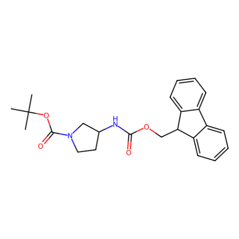 (R)-(-)-N-Boc-3-N-Fmoc-氨基吡咯烷,(R)-(-)-N-Boc-3-N-Fmoc-aminopyrrolidine
