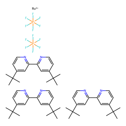 三[4,4'-雙(叔丁基)-2,2'-聯(lián)吡啶]六氟磷酸釕(II),Tris[4,4'-bis(t-butyl)-2,2'-bipyridine]ruthenium(II) hexafluorophosphate