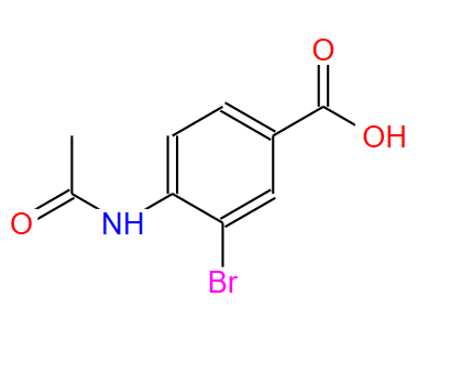 4-(乙?；被?-3-溴苯甲酸,4-Acetamido-3-bromobenzoic acid