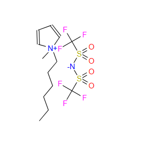 1-己基-1-甲基吡咯烷鎓双（三氟甲基磺酰基）酰亚胺,1-HEXYL-1-METHYLPYRROLIDINIUM BIS(TRIFLUOROMETHYLSULFONYL)IMIDE