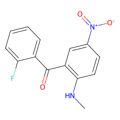 2-甲氨基-5-硝基-2'-氟二苯甲酮,(2-Fluorophenyl)(2-(methylamino)-5-nitrophenyl)methanone