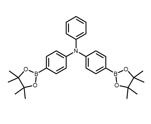 N-苯并-4-(4,4,5,5-四甲基-1,3,2-二氧杂硼戊烷基)-N-(4-(4,4,5,5-四甲基-1,3,2-二氧杂硼戊烷基)苯基)苯胺,Phenyl-bis-[4-(4,4,5,5-tetramethyl-[1,3,2]dioxaborolan-2-yl)-phenyl]-amine