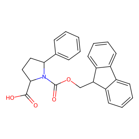 N-芴甲氧羰基-(2S,5R)-5-苯基吡咯烷-2-羧酸,Fmoc-(2s,5r)-5-phenyl-pyrrolidine-2-carboxylic acid