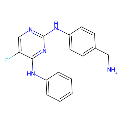 N2-[4-（氨基甲基）苯基]-5-氟-N4-苯基嘧啶-2,4-二胺,N2-[4-(Aminomethyl)phenyl]-5-fluoro-N4-phenylpyrimidine-2,4-diamine