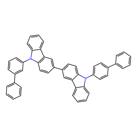 N-(3-联苯基)-N-(4-联苯基)-3,3-双咔唑,9-[1,1'-Biphenyl]-3-yl-9'-[1,1'-biphenyl]-4-yl-3,3'-bi-9H-carbazole