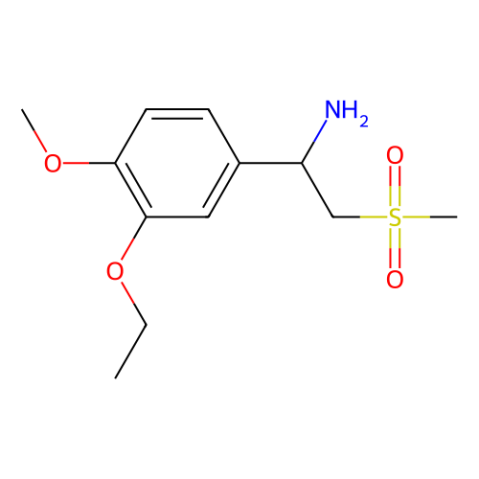 1-(3-乙氧基-4-甲氧基苯基)-2-(甲磺酰基)乙胺,1-(3-Ethoxy-4-methoxyphenyl)-2-(methylsulfonyl)ethanamine
