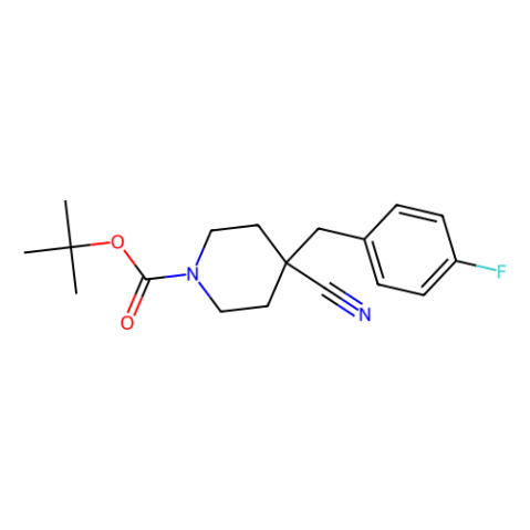 4-氰基-4-(4-氟苯甲基)哌啶-1-羧酸叔丁酯,tert-Butyl 4-cyano-4-(4-fluorobenzyl)piperidine-1-carboxylate
