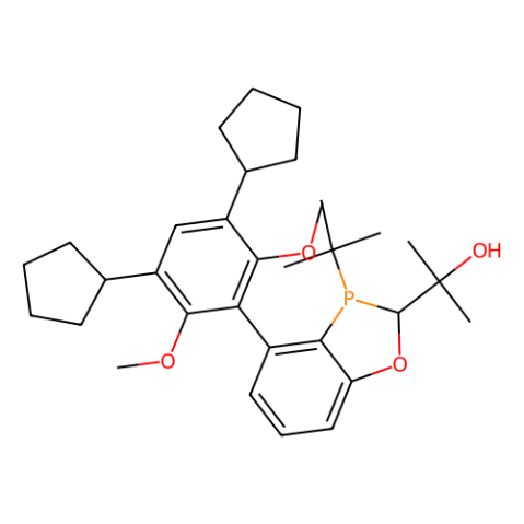 2-((2S,3S)-3-(叔丁基)-4-(3,5-双环戊基-2,6-二甲氧基苯基)-2,3-二氢苯并[d][1,3]氧膦杂环-2-基)丙烷-2-醇,2-((2S,3S)-3-(tert-Butyl)-4-(3,5-dicyclopentyl-2,6-dimethoxyphenyl)-2,3-dihydrobenzo[d][1,3]oxaphosphol-2-yl)propan-2-ol