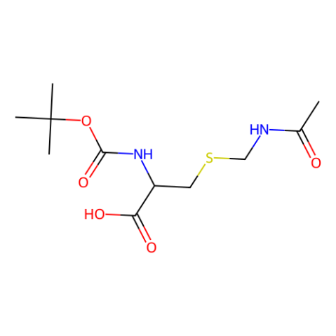 Boc-S-乙酰氨基甲基-D-半胱氨酸,Boc-S-acetamidomethyl-D-cysteine
