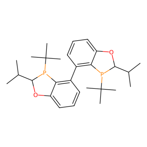(2R,2'S,3R,3'R)-3,3'-二叔丁基-2,2'-二异丙基-2,2',3,3'-四氢-4,4'-二苯并[D] ][1,3]氧杂磷杂环戊烯,(2R,2'S,3R,3'R)-3,3'-di-tert-butyl-2,2'-diisopropyl-2,2',3,3'-tetrahydro-4,4'-bibenzo[d][1,3]oxaphosphole