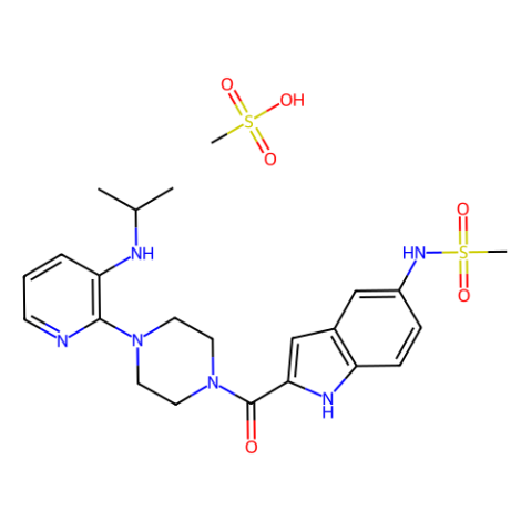 地拉韋啶甲磺酸鹽,Delavirdine Mesylate