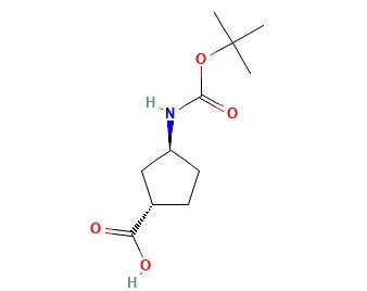 (1S,3S)-3-((叔丁氧羰基)氨基)环戊烷甲酸,(1S,3S)-3-((tert-Butoxycarbonyl)amino)cyclopentanecarboxylic acid