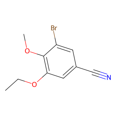 3-溴-5-乙氧基-4-甲氧基苯甲腈,3-Bromo-5-ethoxy-4-methoxybenzonitrile