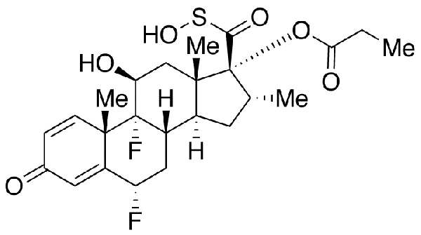 丙酸氟替卡松雜質(zhì)04,Fluticasone 17β-Carbonylsulfenic Acid 17-Propionate